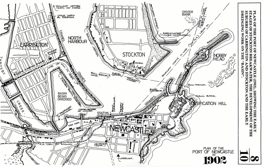 Early map of Stockton in 1904 | Two Minute Postcards