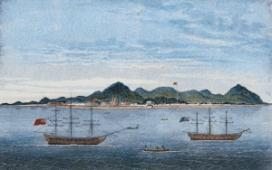 Historical image of Penang Island from 1810