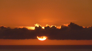 Sunrise seen from Bald Hill Stanwell Park